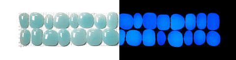 OCEAN BLUE Glow-in-the-dark Decorative Listellos / Box of 5 strips