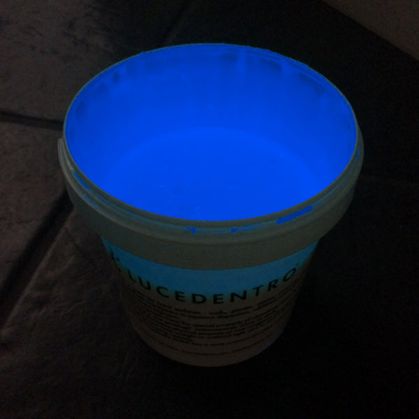 1-qt can of OCEAN BLUE Photoluminescent Glow-in-the-dark Paint